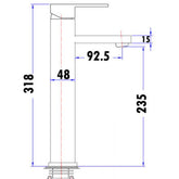 Acl Nova High Basin Mixer
